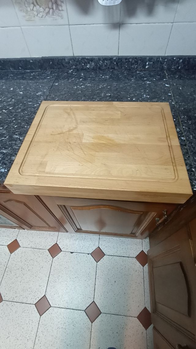Tabla cortar madera cocina