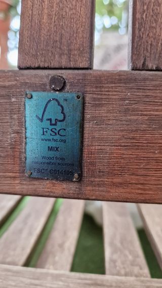 Banco jardín teka - marrón (Leer)