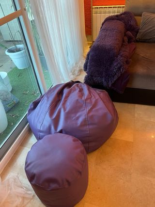 Pouf e pouf Urban - Lila