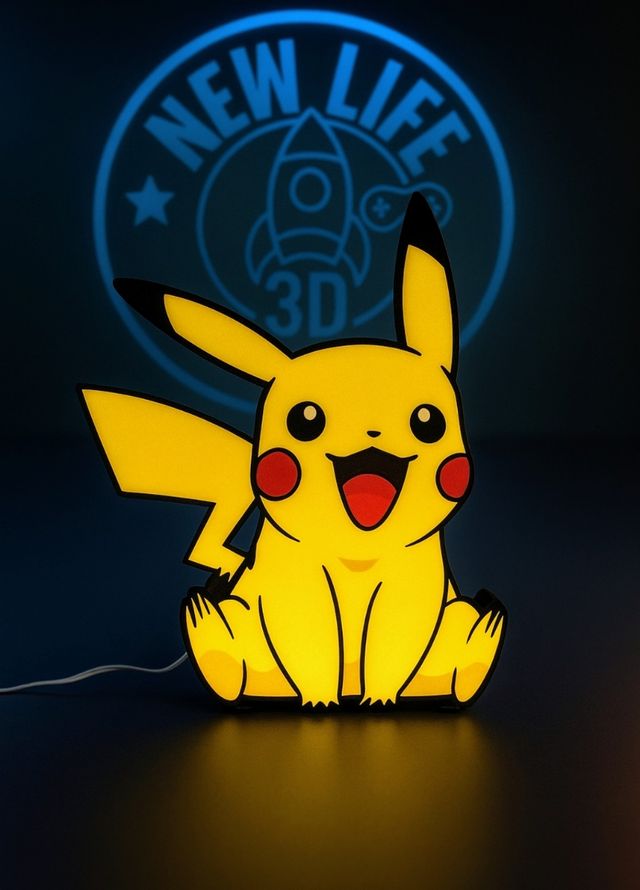 Lampara Pikachu Pokemon