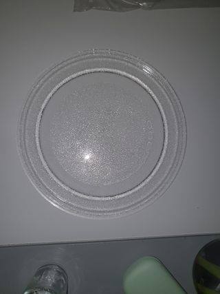 Plato cristal microondas 245mm - NUEVO