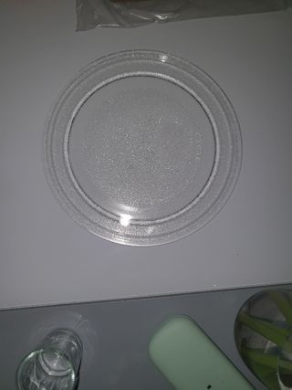 Plato cristal microondas 245mm - NUEVO