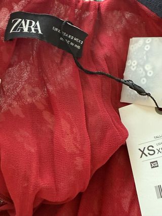 Vestido Zara estampado flores
