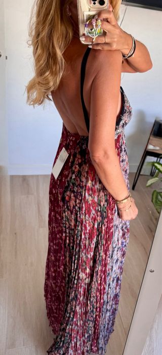 Vestido Zara estampado flores