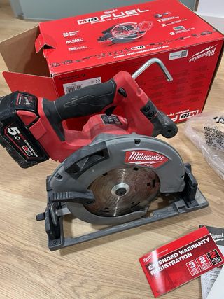 Sierra circular para carril guia Milwaukee M18