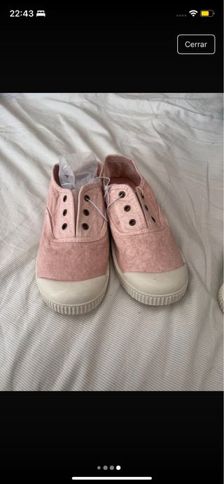 Zapatillas rosa verano - talla 36