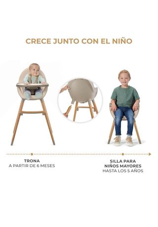 Trona evolutiva Kinderkraft Fini 2 beige