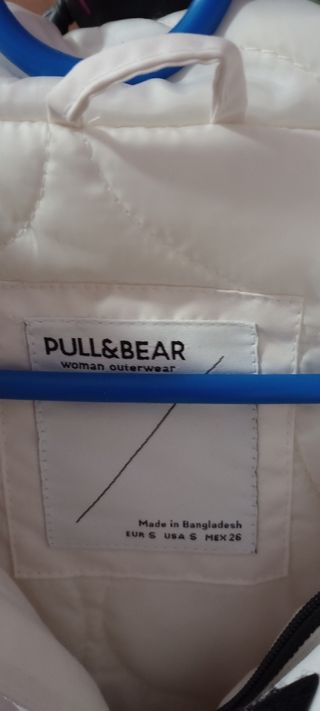 Chaqueta Carhartt blanca de pull&bear