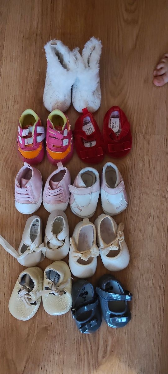 Zapatos bebé recién nacido (8 pares)