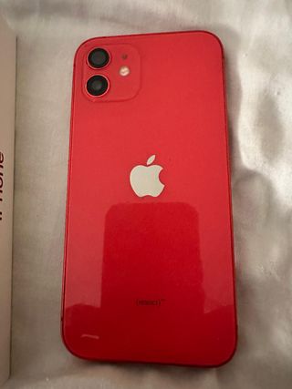 iPhone 12 rojo (Red) 128GB Impecable