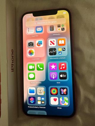 iPhone 12 rojo (Red) 128GB Impecable