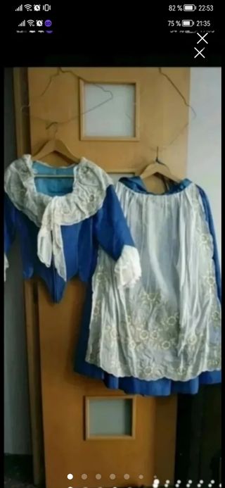 Traje fallera regional azul