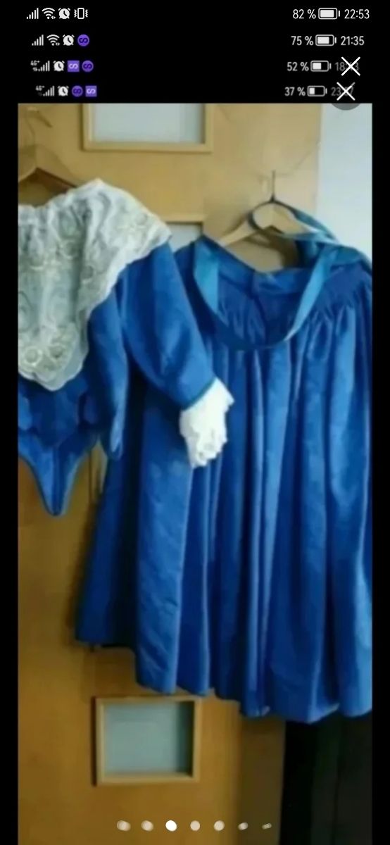 Traje fallera regional azul