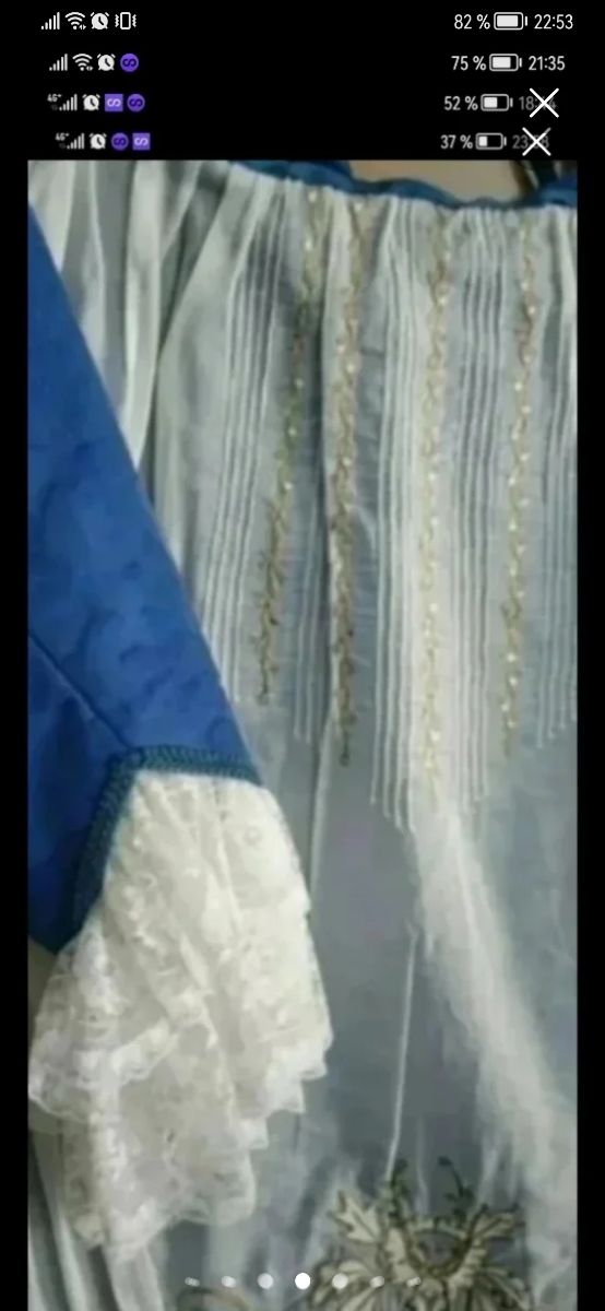 Traje fallera regional azul