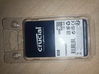 RAM Crucial 8GB SODIMM DDR4 3200Mhz- Nueva en caja