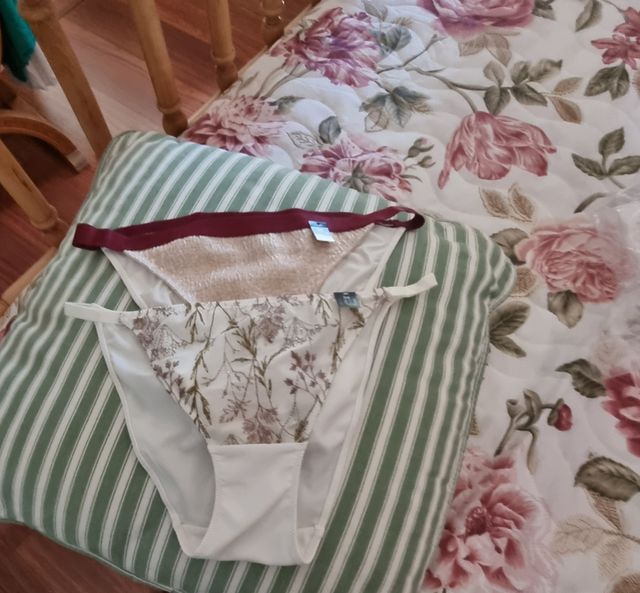 2 slip Etam XS/34/6 beige/bianco