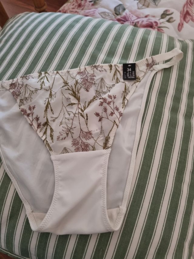 2 slip Etam XS/34/6 beige/bianco