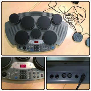 Bateria electronica portatil con baquetas, FAME