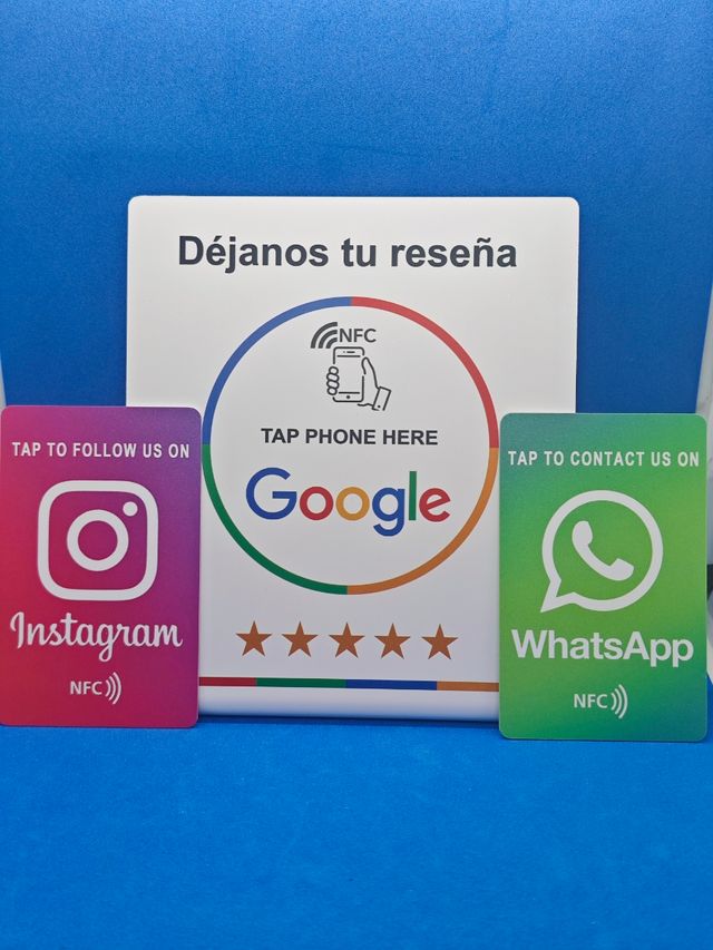 Justap Atril Reseñas Google para tu Negocio 