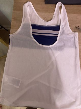 Camiseta Nike - Blanca y Azul