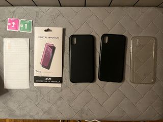Fundas iPhone XR/XS + Cristal Templado