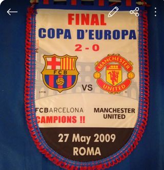 Gagliardetto champions finale 2009