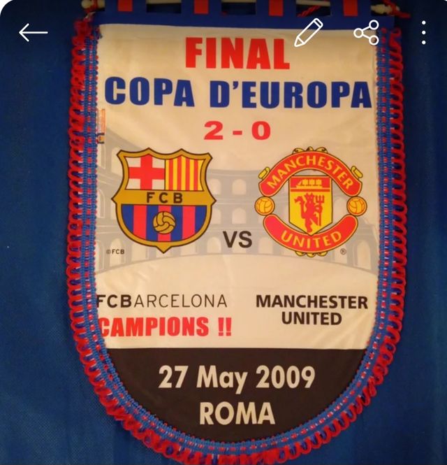 Gagliardetto champions finale 2009