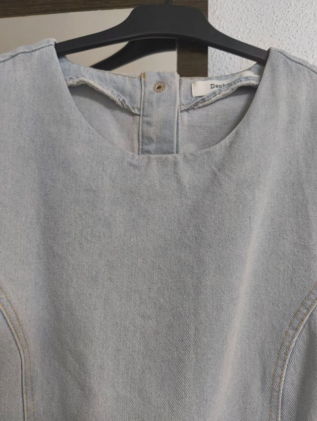 Vestido vaquero gris - Talla M