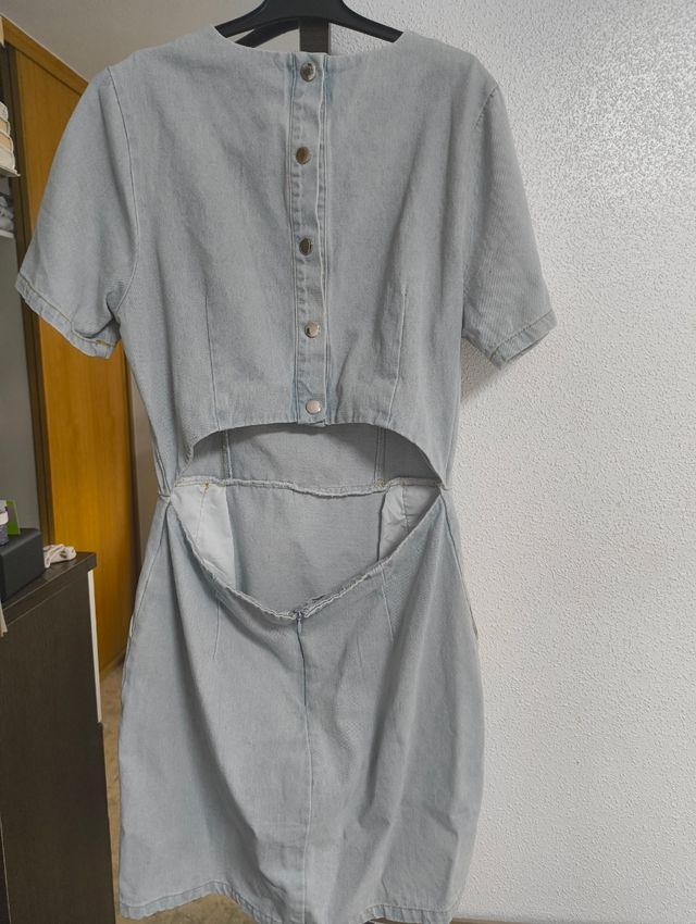 Vestido vaquero gris - Talla M