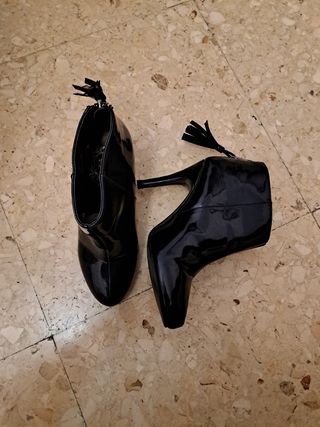 Botines azul marino 37
