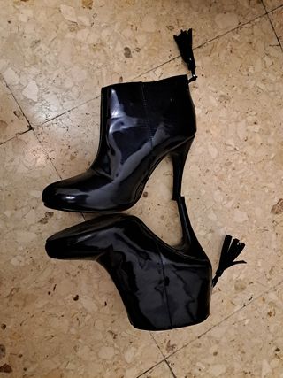 Botines azul marino 37