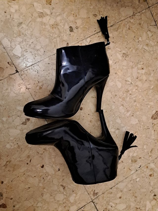 Botines azul marino 37