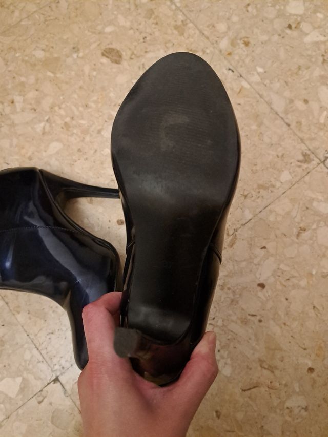 Botines azul marino 37