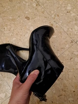 Botines azul marino 37