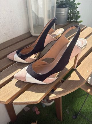 Zapatos tacón SuitBlanco