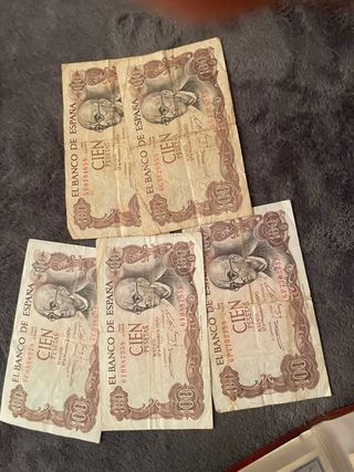 Billetes antiguos España