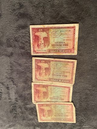 Billetes antiguos España