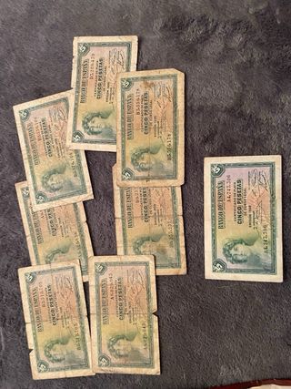 Billetes antiguos España