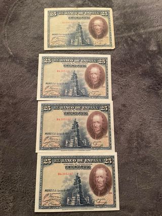 Billetes antiguos España