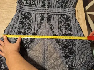 Vestido Rosa Clará azul fiesta