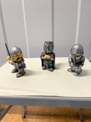 6 Figuras Guerreros Medievales