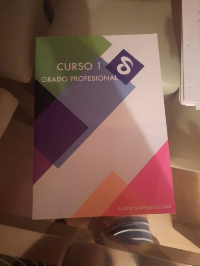 Libro Curso 1 Grado Profesional Música. Conservato
