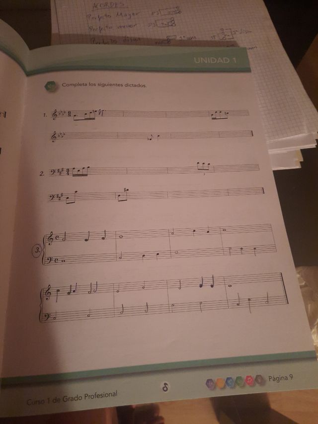 Libro Curso 1 Grado Profesional Música. Conservato