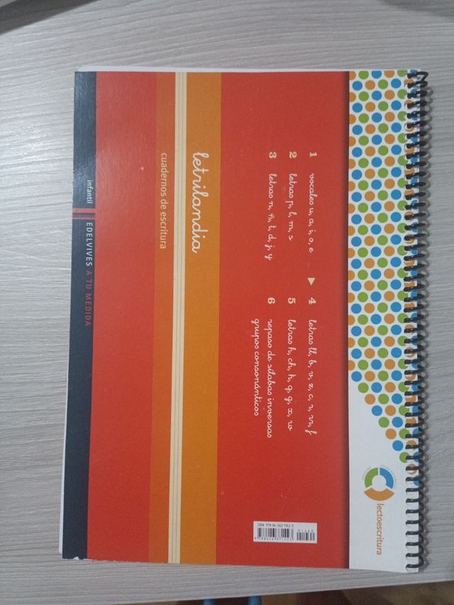 Letrilandia Lectoescritura cuaderno 4 de escrit...