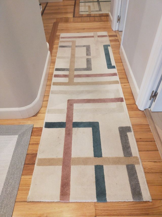 3 Alfombras acrílicas - Beige y multicolor