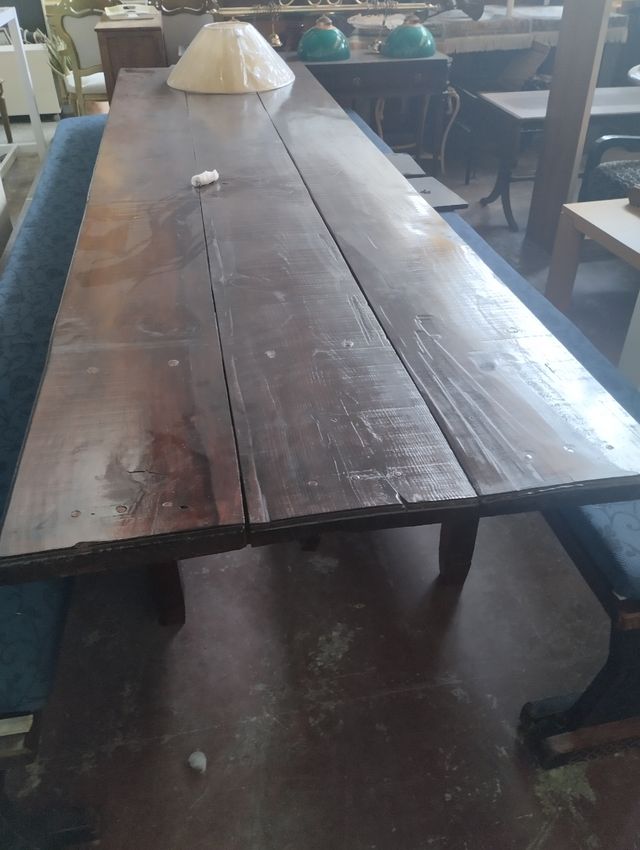 Mesa madera antigua - Comedor3'5mx95x78.