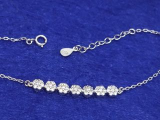 Pulsera plata 925 - Flores