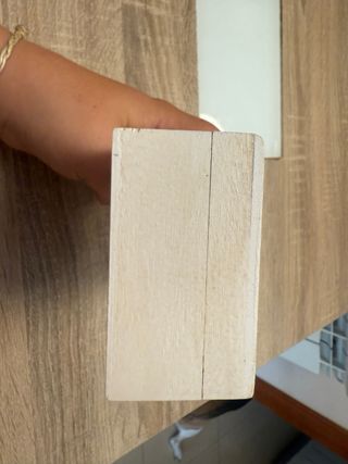 Caja Decorativa Madera Blanca