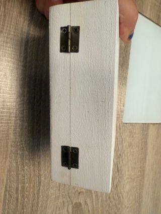 Caja Decorativa Madera Blanca