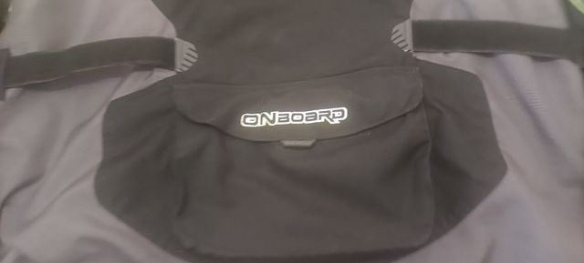 Chaqueta moto Onboard 4S negra/fluor